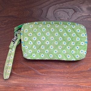 Vera Bradley Apple Green Wristlet